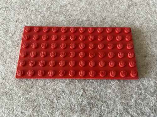 Lego 3028 platte 6x12 rot - 3028,