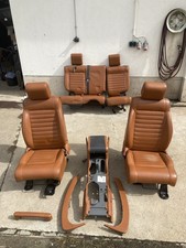 JEEP WRANGLER JKU KOMPLETTE SITZGARNITUR ECHTLEDER BRAUN MIT MITTELKONSOLE !!!!