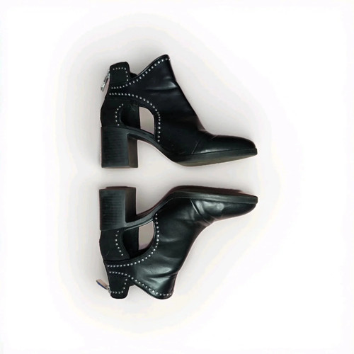 Zara leder stiefelette - zara,
