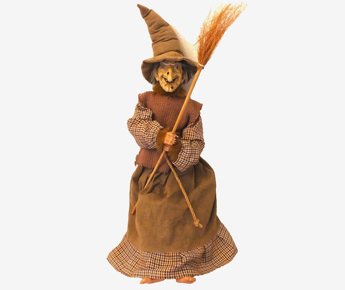 Deko hexe hexenfigur mit - deko,