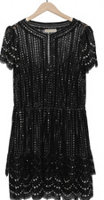MICHAEL MICHAEL KORS Damen Lux Metal Lace Dress - SOLD OUT Current Season