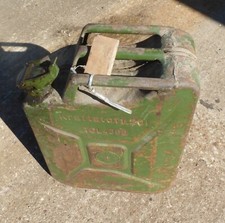 alter Blechkanister 📦 DDR BAT Kanister Fledermaus Eisen 20 L  KRAFTSTOFF Eisen