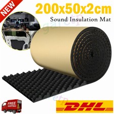 200x50CM Selbstklebende Dämmschaummatte Feuerfest Isolierung Schallschutz Matten