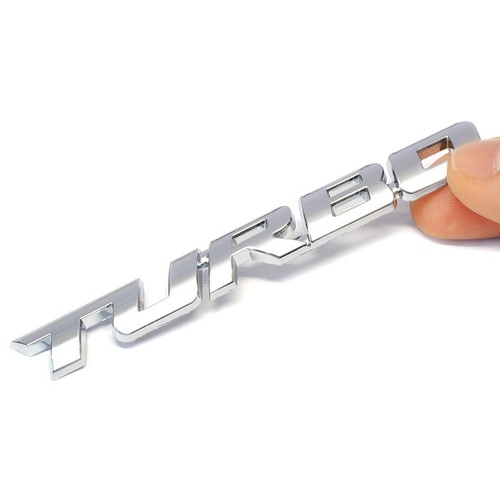 Turbo schriftzug metall - turbo,