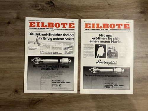 Orig eilbote zeitschrift - 2x, orig.