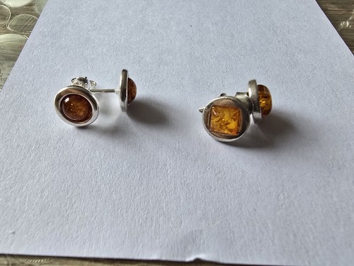 Paar echt silber ohrstecker - echt,
