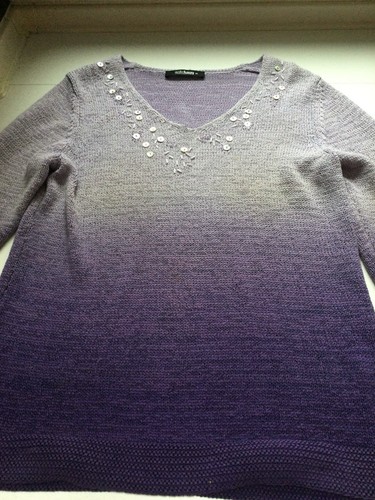 Pulli lila farbverlauf - 38,