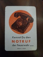 DDR Taschenkalender 1970 Notruf Der Feuerwehr 