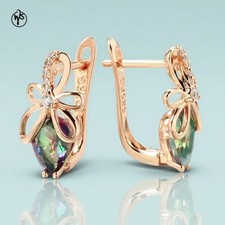 Ohrringe mit mehrfarbigen