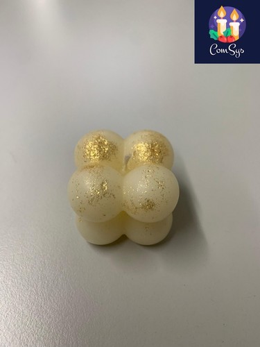 Bubble kerze gold - kerze,