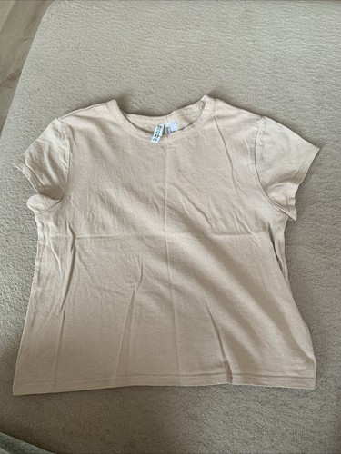 Hell braunes crop top - braunes,