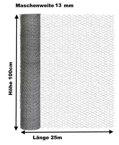 Hasen zaun verzinkt - 100cm, x