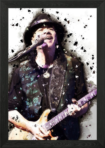 Carlos santana gerahmtes - carlos,
