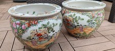 2x Porzellan Fishbowl, China