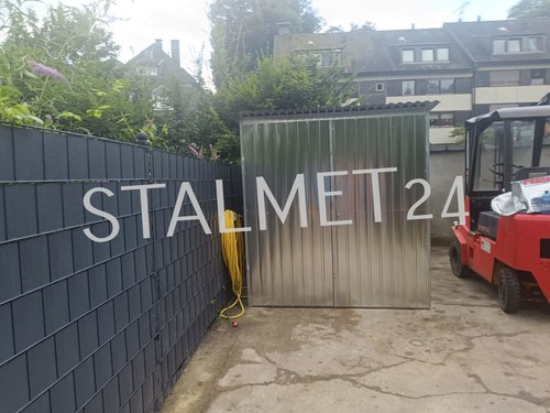 Blechgarage 2x3x2 14m lager - +,