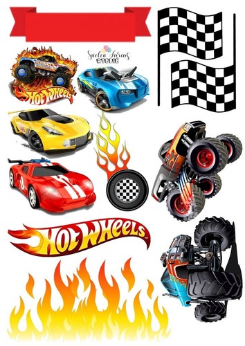 Tortenaufleger hot wheels - tortenaufleger,
