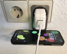 Handy Smartphone Steckdosen Wand Ladestation Halter Edelstahl H10 x B10 x T6,5