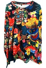 Herren Hawaii T-Shirt  Langarm