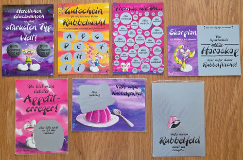 Diddl rubbel postkarten - diddl,