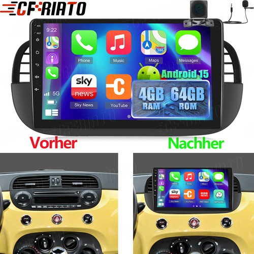 64gb für fiat 500 - 4+64gb,