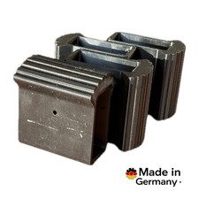 Leiterfüße 60x22mm Außenschuhe Gummifuß Ersatzteil zum Festschrauben an Leiter