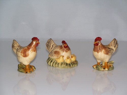 Holz krippen figuren hennen - figuren,