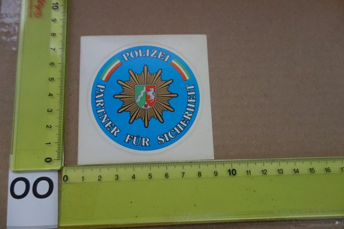 Alter aufkleber polizei - alter,
