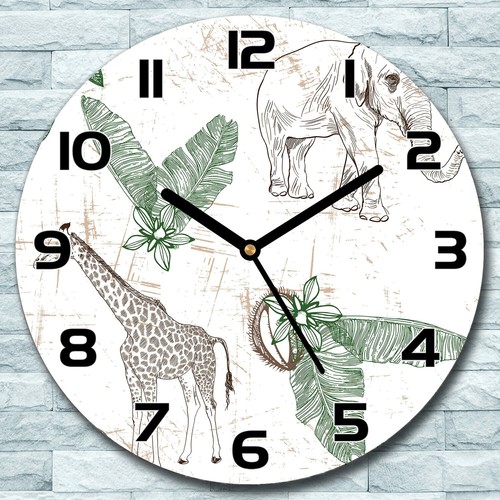 Wanduhr aus glas - aus, fi