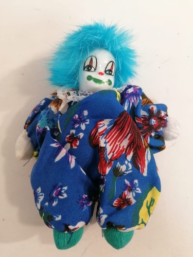Harlekin clown porzellanpuppe - harlekin,