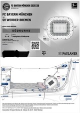 Sammlerticket FC Bayern München - SV Werder Bremen 26.09.2025