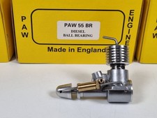NEU VERPACKT PAW 55 BR 0,55cc (0,033cu Zoll) Kugel Rennen Modellflugzeug Dieselmotor
