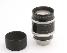 Kern-Paillard Switar 1,9/75 mm mit C-mount Gewinde