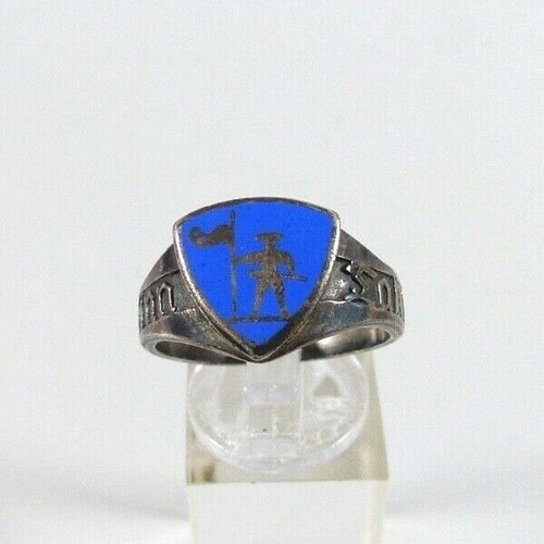 Alter ring emailliert mit - alter,