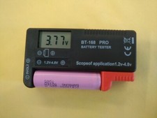 Akkutester 18650, AAA, AA