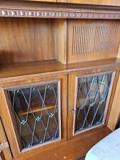 schrankwand wohnzimmer Altdeutscher Stil Braun, ca. 3,20 m