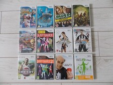 NINTENDO Wii SPIELE KONVOLUT - 12 SPIELE ALLE VERPACKT KOMPLETT IN TOP ZUSTAND