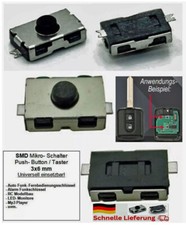 2x Micro SMD Taster 3x6mm Push