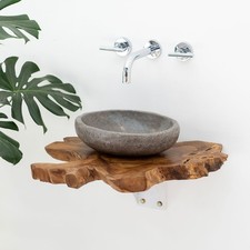 Teakholz Waschtischplatte