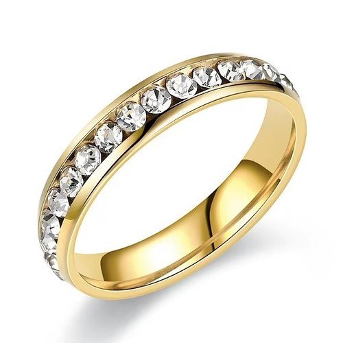 Eleganter edelstahl ring mit - eleganter,