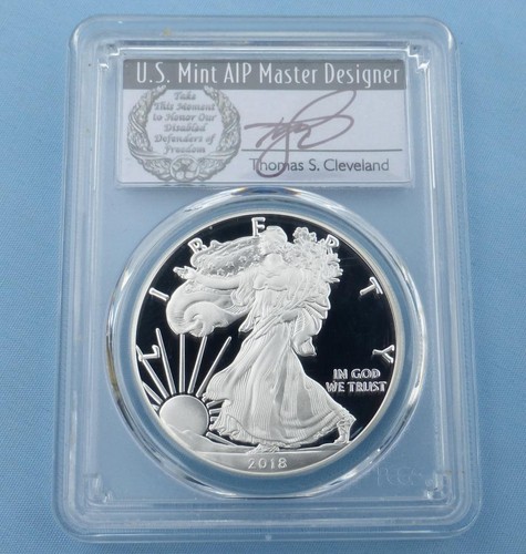 2018 pcgs pr70 cam silver - 2018, d-cam