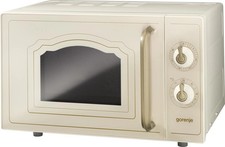 Mikrowelle 20L Retro Elfenbein