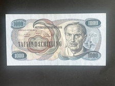 1000 Schilling Banknote 1961