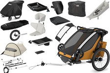 Thule Chariot Sport 2er Double Multisport Fahrradanhänger Anhänger Natural Go...