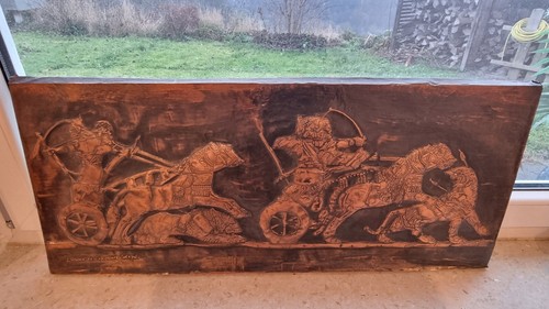 Großes altes wandbild - altes,