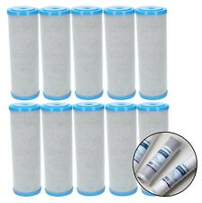 10x Wessper Aktivkohlefilter, Filterkerze 10 Zoll in der Feinheit von 10µ