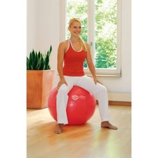 SISSEL Ball Gymnastikball 65cm 26" Rot Fitnessball Sportball Yogaball Büroball