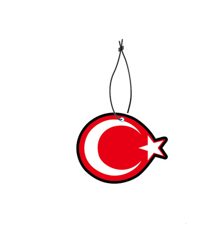 Türkei flagge auto - auto, duftbaum