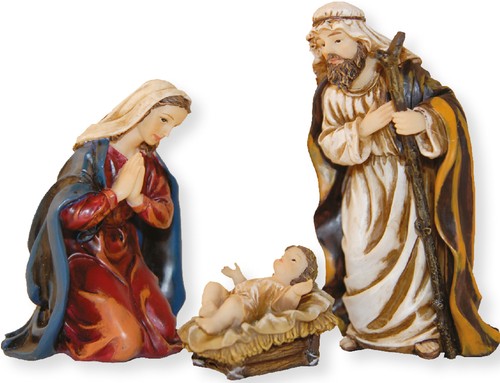 Krippenfiguren heilige familie - krippenfiguren,