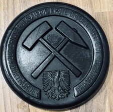 Kohlekeramikplakette Zur