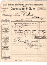 AJ3- Alte Rechnung Oppenheim &